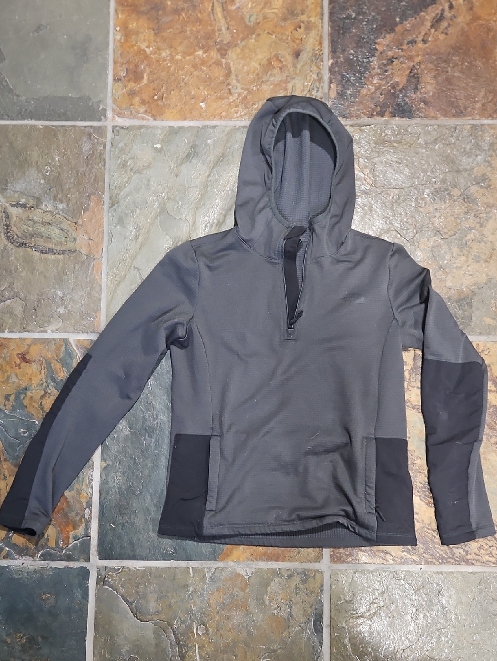 The North Face Black and Gray Women's Pullover Hoodie
